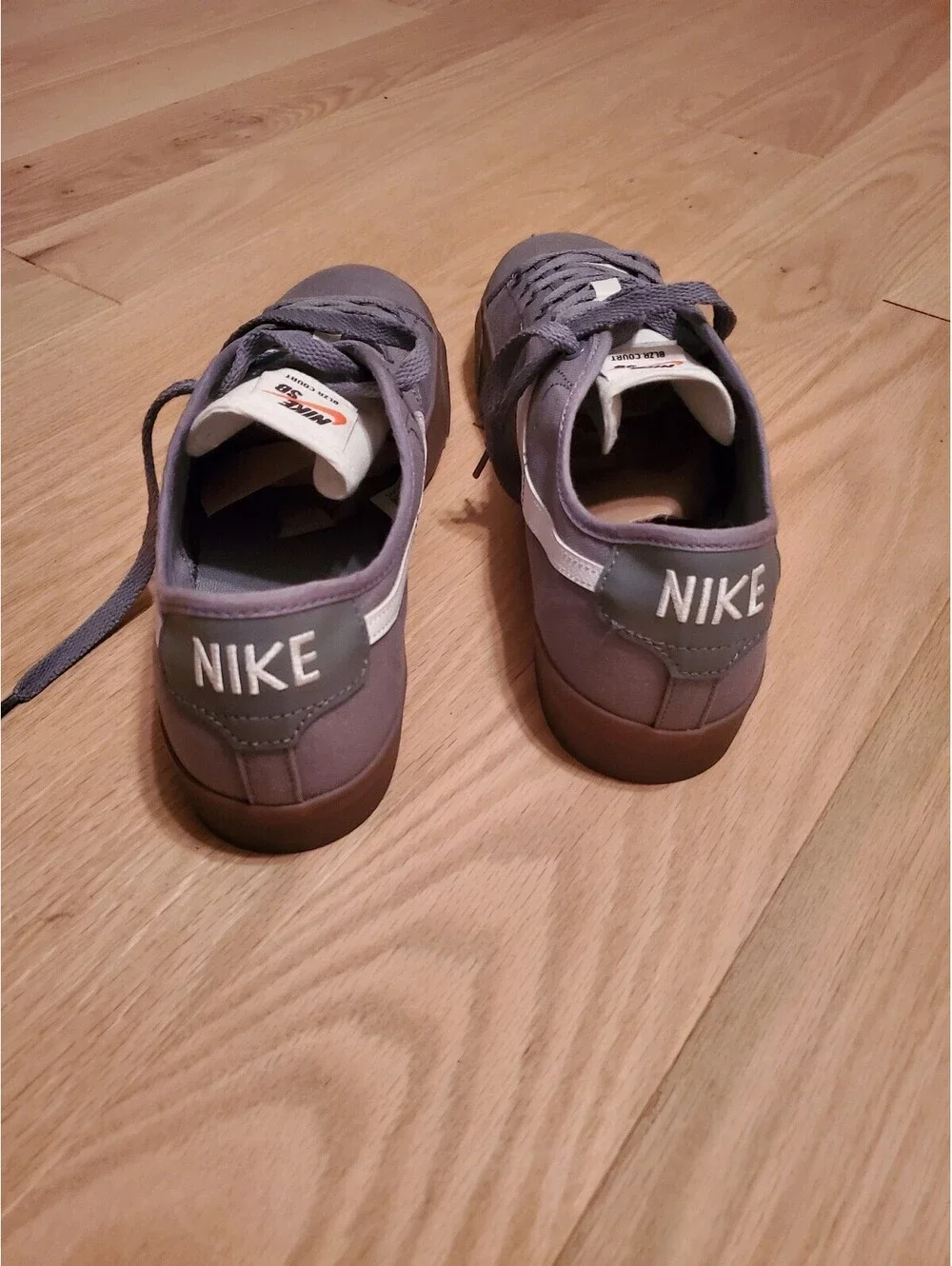Nike SB Blazer Court Sneakers US 12 Gray Casual Shoes